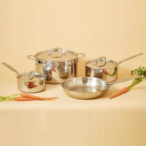 Stainless Steel 7-Piece Cookware Set